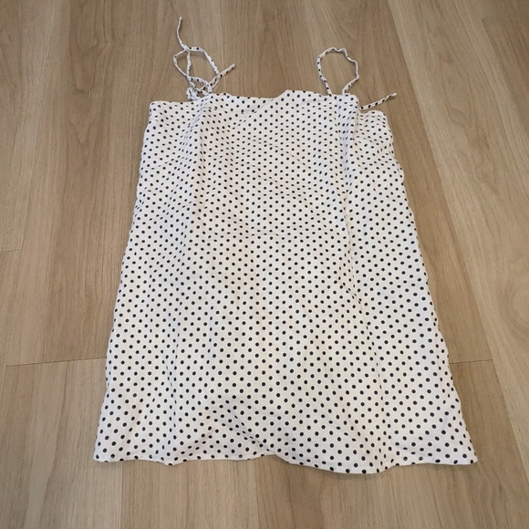 Reformation Polka Dot Irene Linen Jacket And Aubrey Dress Size M - Picture 8 of 10